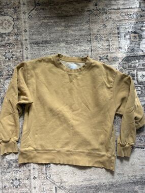 Aritzia Tna Cozy AF Fleece Crewneck Sweatshirt size 2
